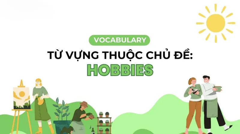 Bé trai học từ vựng tiếng Anh chủ đề sở thích