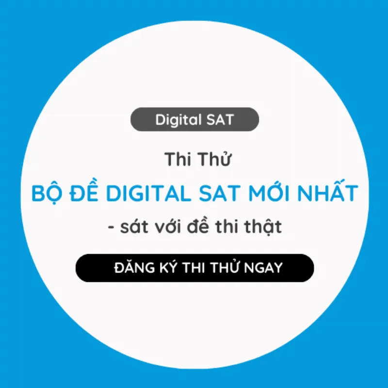 Cấu trúc đề thi SAT phân chia thành 3 phần chính