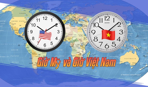 gio texas va Viet Nam cach nhau bao nhieu tieng