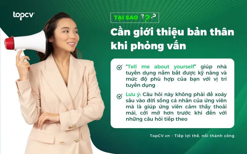 Giới thiệu bản thân bằng tiếng Anh giúp nhà tuyển dụng nắm bắt kỹ năng và mức độ phù hợp của bạn với vị trí tuyển dụng