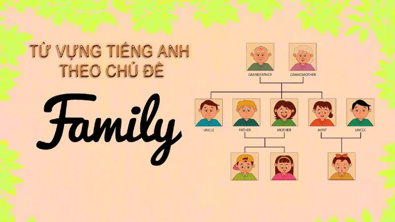 Học từ vựng tiếng Anh theo chủ đề Gia Đình