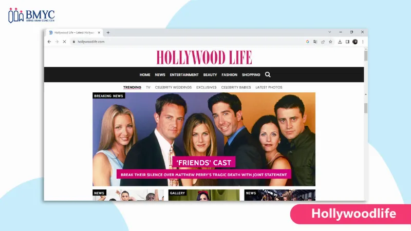 Hollywoodlife đọc báo tiếng Anh