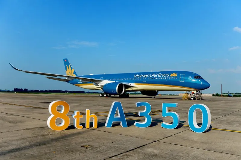 Máy bay Airbus A350 của Vietnam Airlines