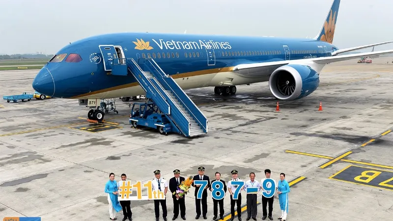 Máy bay Boeing 787 của Vietnam Airlines