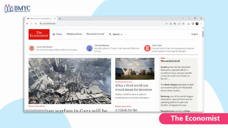 The Economist đọc báo tiếng Anh