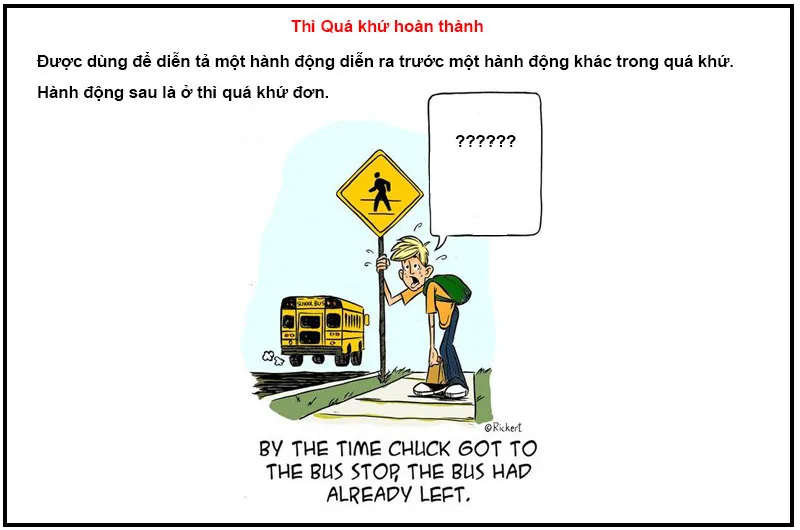 Thì quá khứ hoàn thành