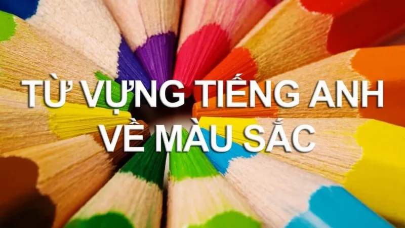 Từ vựng tiếng Anh về màu sắc nâng cao