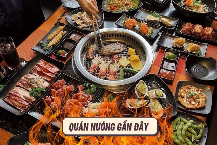 Quan nuong gan day ngon hut hon danh cho dan sanh an