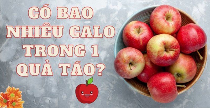 mot qua tao chua bao nhieu calo